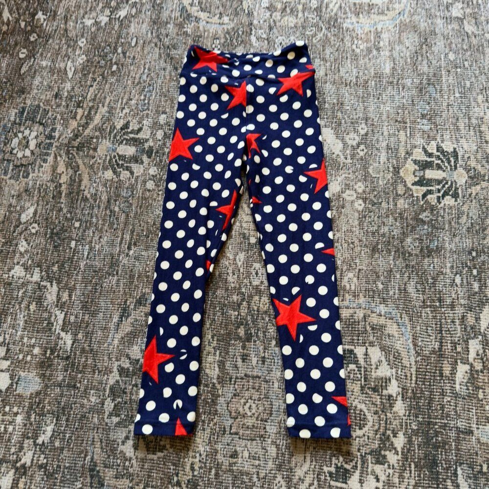 LulaRoe Patterned Leggings • kids size small/medium